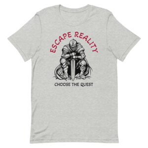Escape Reality – Choose the Quest | Fantasy Aesthetic Tee